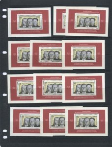 EAST GERMANY; 1983 Resistance issue LOT of MINT MNH UNMOUNTED SHEETS x 24