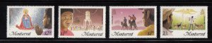 Monserrat Scott #588-591 MNH