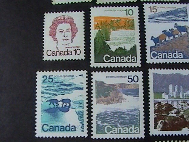 CANADA # 586 - 601-MINT NEVER/HINGED---COMPLETE SET----1972-76