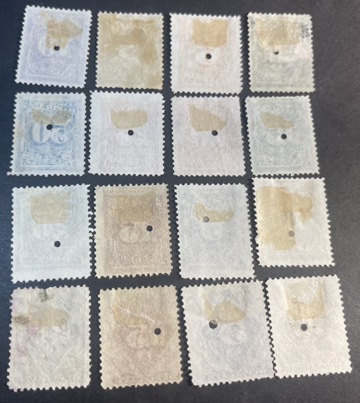 U.S.# 1T1-1T16-USED--COMPLETE SET--TELEGRAPH--1881