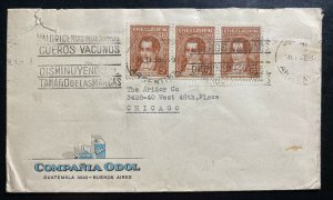 1938 Buenos Aires Argentina Advertising Cover To Chicago IL USA ODOL