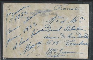 PANAMA  COVER (P2709B) 1922 PPC 2C  TO FRANCE