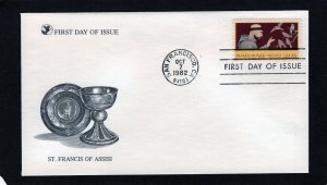 2023 Francis of Assisi, FDC Readers Digest