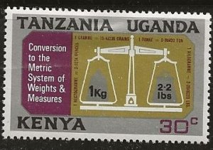 Kenya Uganda  & Tanganyika | Scott # 225 - MH