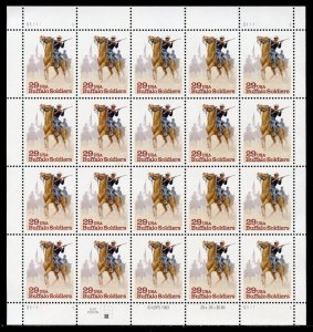 UNITED STATES SCOTT #2818 BUFFALO SOLDIERS SHEET MINT NEVER HINGED