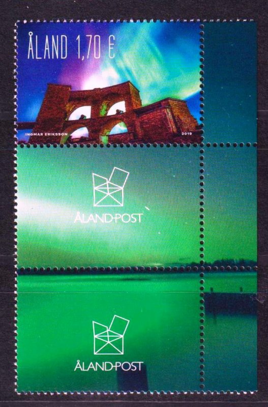 Aland Finland 2019 Aurora Borealis MNH