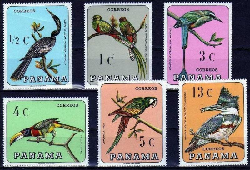 1967 Panama 989-994 Birds - Parrot 14,00 €