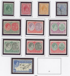 St. Kitts-Nevis #79-89 Unused Single