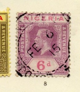 Nigeria 1913 Early Issue Fine Used 6d. NW-160777