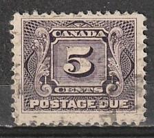 J4 Canada Used BOB Postage Due