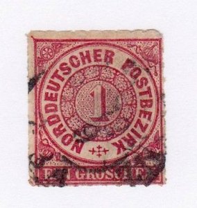North German Confederation stamp #4, used, German State