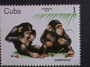 CUBA -1979 SC#2291 LOVELY ZOO ANIMAL-MONKEY MNH STAMP  VF WE SHIP TO WORLDWIDE