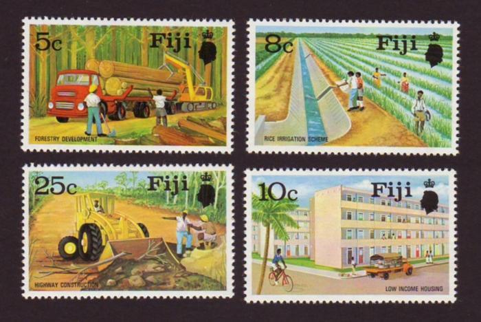 Fiji 1973 Sc#333-336 Set of 4 Development Projects MINT-Hinged.