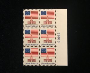 1622C Plate Block of 6, MNH, VF Centering