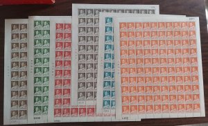 GREENLAND Complete Sheets (#48-9, 51, 54-8, 61) NH, Scott as singles $1,250.00