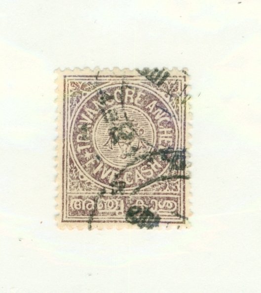 TRAVANCORE 22 USED BIN $0.50