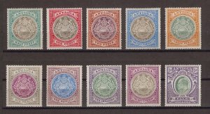 ANTIGUA 1903/07 SG 31/40 MINT Cat £325