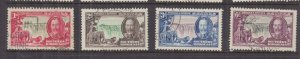 SOUTHERN RHODESIA., 1935 Silver Jubilee set of 4 used.