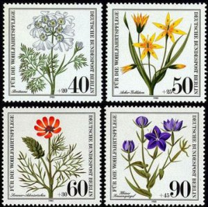 Scott #9NB171-4 WIldflowers MNH