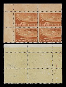 4535: Cuba SG376 Correo Aereo Internacional Part Set. 1931. Sc# C4 Mi80 MNH M...