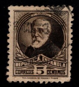 SPAIN stamp  Scott 516 Used  control number on back