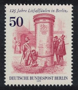 Berlin 125th Anniversary of Advertisement Pillars 1979 MNH SG#B586