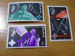 Malta  #  269-71   MNH