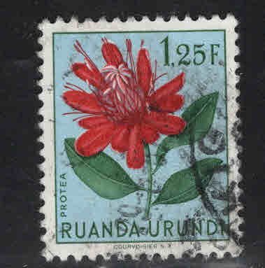 Ruanda-Urundi Scott 123 Used stamp