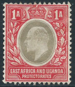 East Africa & Uganda Protectorates, Sc #2, 1a MNG