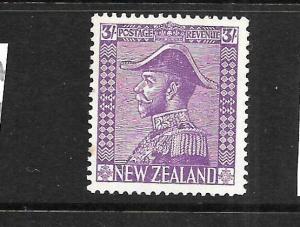 NEW ZEALAND 1926   3/-  ADMIRAL   MLH  INV WMK   SG 467w  CP K21az   