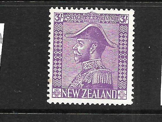 NEW ZEALAND 1926   3/-  ADMIRAL   MLH  INV WMK   SG 467w  CP K21az   