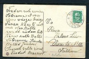 Estonia/Estland Postal card Used cancel 27/12/1928 Single Usage to Tallinn 9473