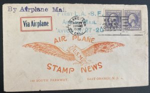1920 Los Angeles CA USA Early First Flight Airmail Cover FFC To San Francisco