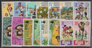 Fiji SC 321-326, 328-336 Mint, Never Hinged