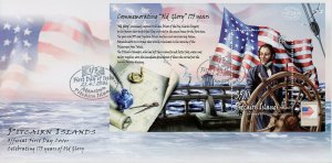 Pitcairn Islands 2006 FDC Flags Stamps Old Glory Ships Charles Doggett 1v M/S