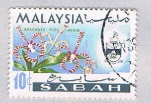 Malaysia Sabah 21 Used Flowers (BP25116)