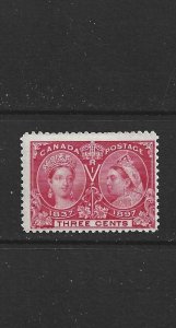 CANADA - 1897 THREE CENT QUEEN VICTORIA DIAMOND JUBILEE - SCOTT 53 - MNH