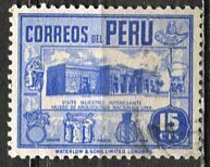 Peru; 1938: Sc. # 378: Used Single Stamp +