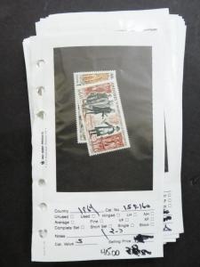 EDW1949SELL : FRENCH ANDORRA Clean collection of ALL VF MNH. Scott Catalog $909.