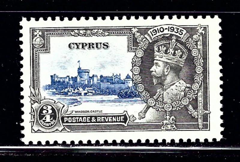 Cyprus 136 MNH 1935 KGV SilverJubilee