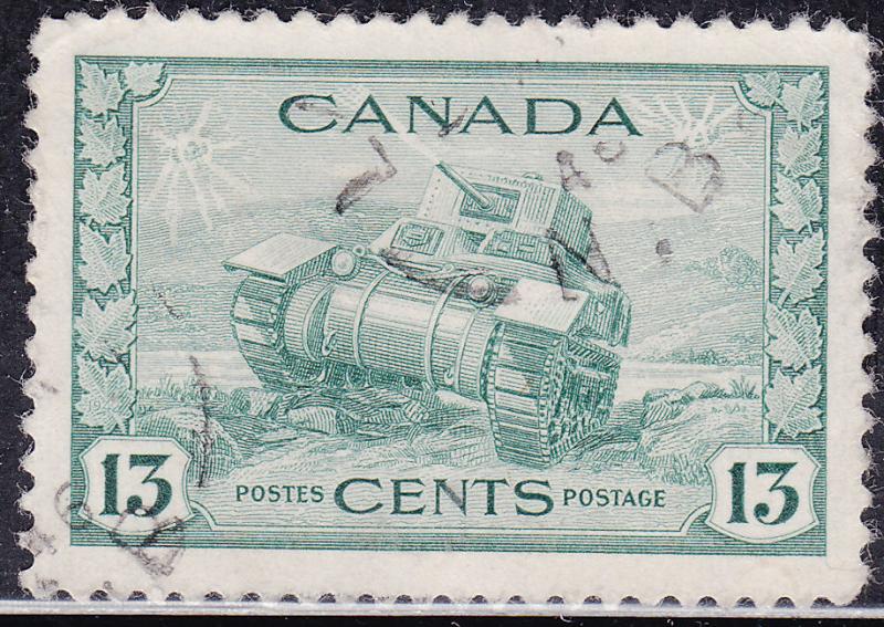 Canada 258 KGVI WWII War Issue, Ram Tank  1942