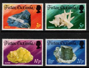 TRISTAN DA CUNHA 1978 Local Minerals; Scott 239-42, SG 242-45; MNH