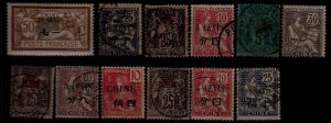 France offices in China 12 mint/used values