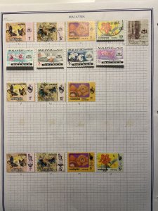 Collection of Malaysia stamps