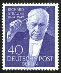 Germany Berlin Sc# 9N111 MNH 1954 Richard Strauss