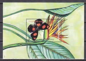 Antigua, Scott cat. 2950. Butterfly s/sheet. ^