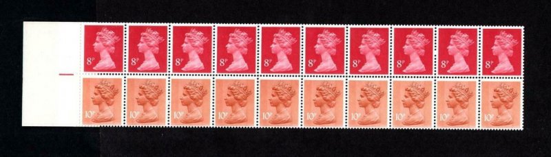 CHRISTMAS 1979 BOOKLET MISCUT MCC £95 SG £170