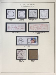 US Circular Date Stamp Collection (Odd/Boys/Girls/Double Town/Port/City/State)