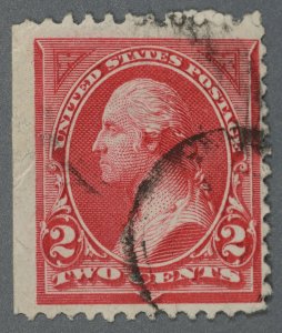 United States #249 Used VG Type I Place Cancel Carmine