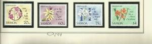 SAMOA  SCOTT 793-6 MNH